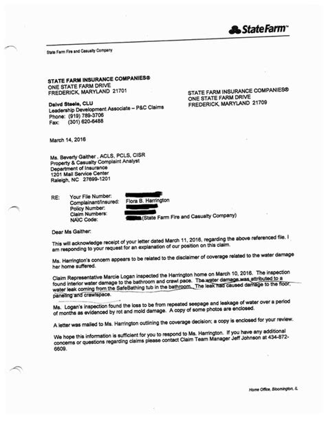 pwarr state farm|Structural Damage Claim Policy.